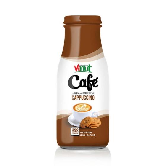(49.5 Fl Oz) Vinut Bottled Arabica Coffee Cappuccino – Ready-to-Drink RTD Beverage