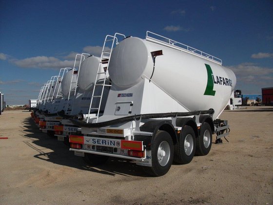 Cement Bulk Semi Trailer – Powder Tanker for Construction Material Transport