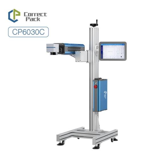 Correct Pack High-Speed Flying CO2 Laser Marking Machine – Online Conveyor Integration