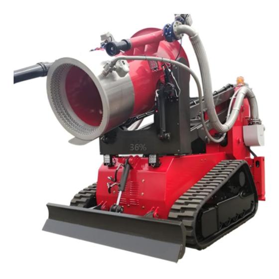 Firefighting Robot with >40m Spraying Range – Air Blower Driven Remote-Controlled System- Southeast Asia Supplier