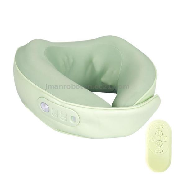 GAX U-Shaped Neck Massage Pillow – Ergonomic Heat &amp; Shiatsu Therapy Cushion