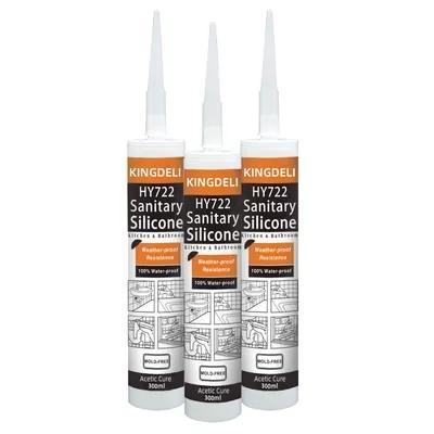 GP Acetic Sanitary Silicone Sealant – Transparent Multipurpose Food-Grade Adhesive