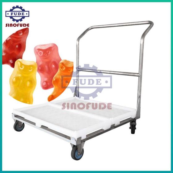 Gummy Moving Cart – Portable Candy Display &amp; Transport Trolley for Retail Stores