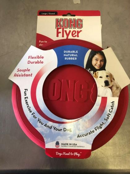 KONG Flyer Dog Disc – Durable Fetch Toy for Active Pets
