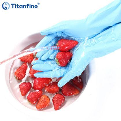 Long Cuff 12-inch Blue Nitrile Gloves – 10.5g Weight, Powder-Free, Industrial Grade- Southeast Asia Supplier