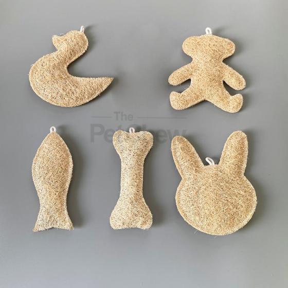 Loofah Cat Chew Toy – 100% Natural Plant Fiber Dental Cleaner