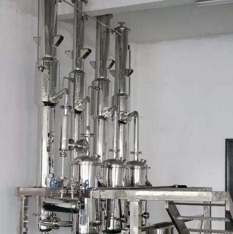 PLC Single Effect Falling Film Evaporator – Cannabis Oil Distillation Ethanol Recovery Systems