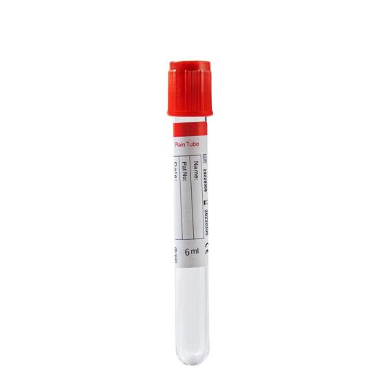 Serum Plain Tube – Vacutainer-Style Blood Collection, No Additive, Clot Activator Optional
