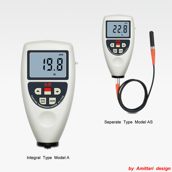 Standard Type Coating Thickness Gauge AC-110A/AS – Magnetic &amp; Eddy Current Dual Mode