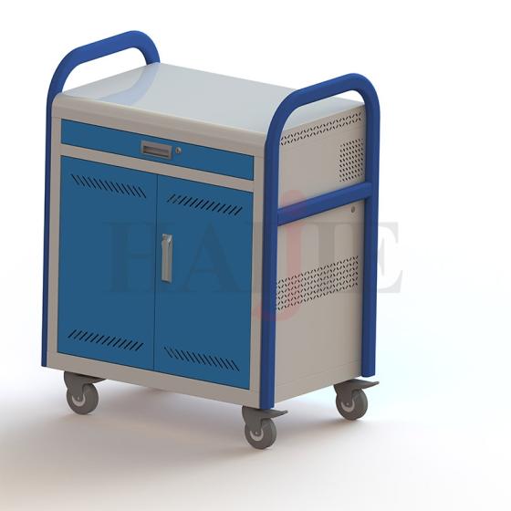 Tablet Charging Cart HJ-CM16 – 16-Slot Lockable Charging Cabinet for Schools &amp; Hospitals