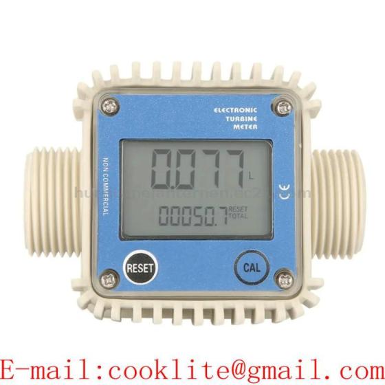 Turbine Electronic Fuel Flow Meter K24 – Diesel, Gasoline, Kerosene Digital Flowmeter