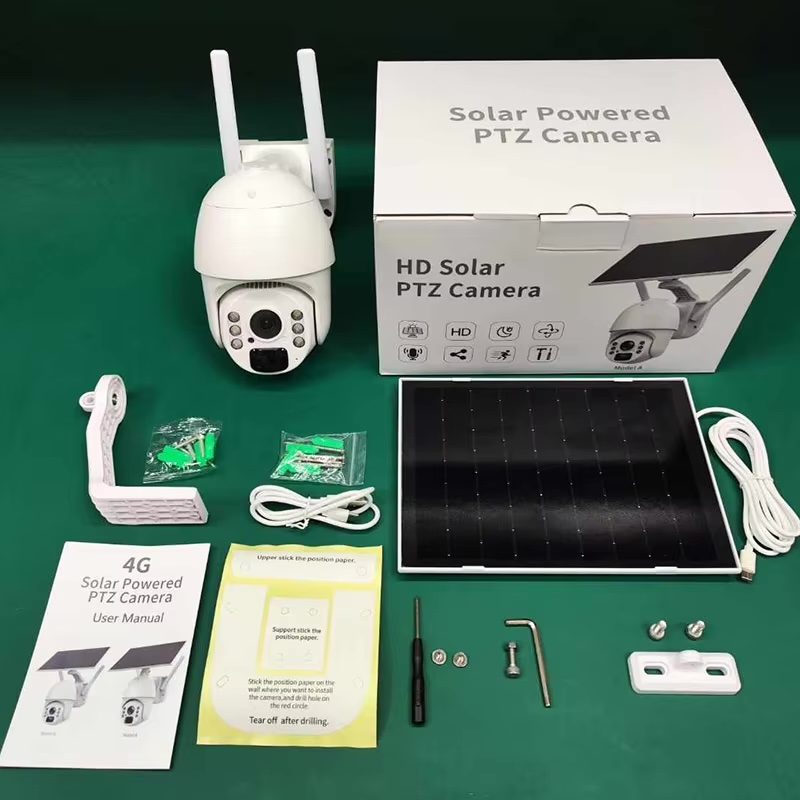 Solar Outdoor CCTV Dome PTZ Camera app Monitor Security System- Southeast Asia Supplier